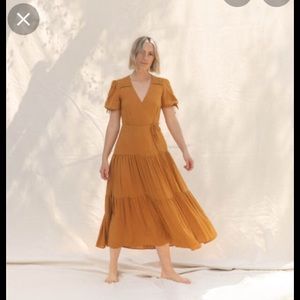 Christy Dawn Augusta Dress in Turmeric